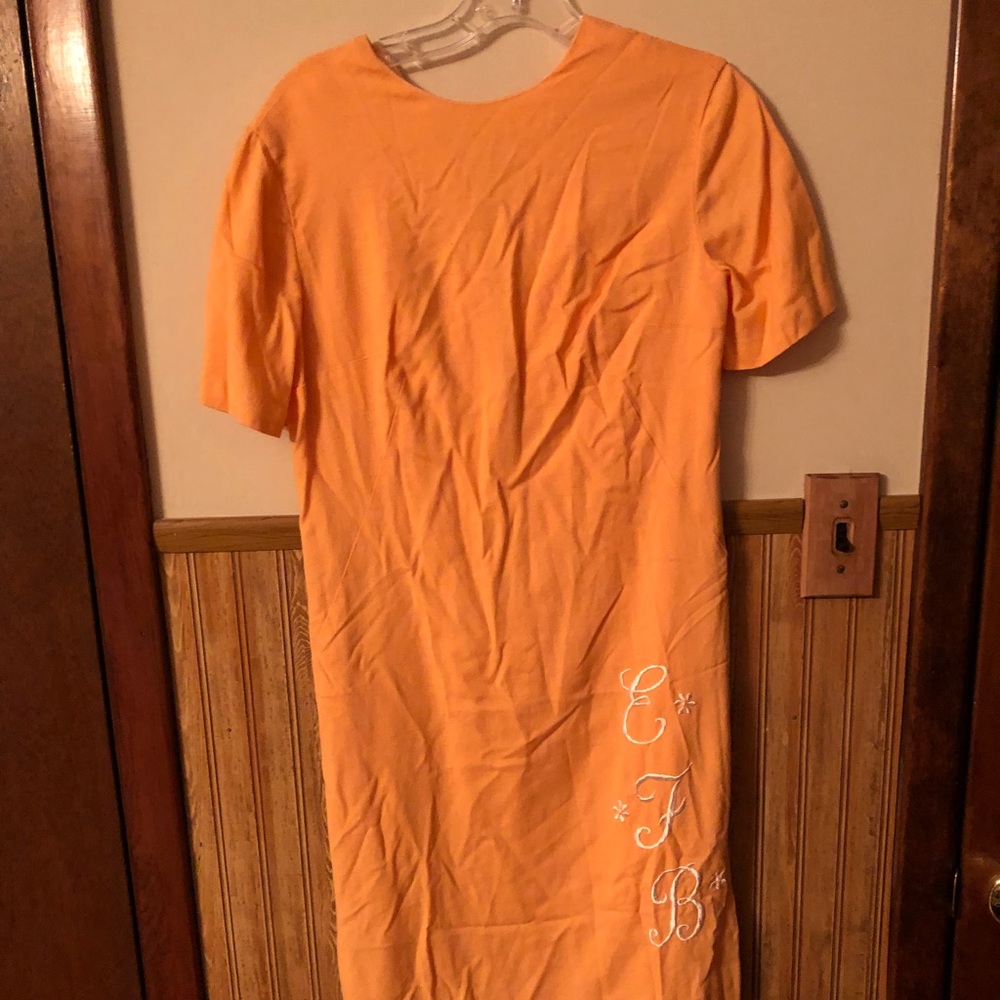 Vintage orange dress